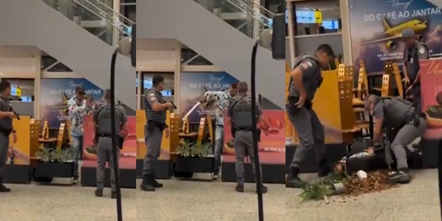 Havalimanında Polise Kılıç Çeken Yolcu Etkisiz Hale Getirildi